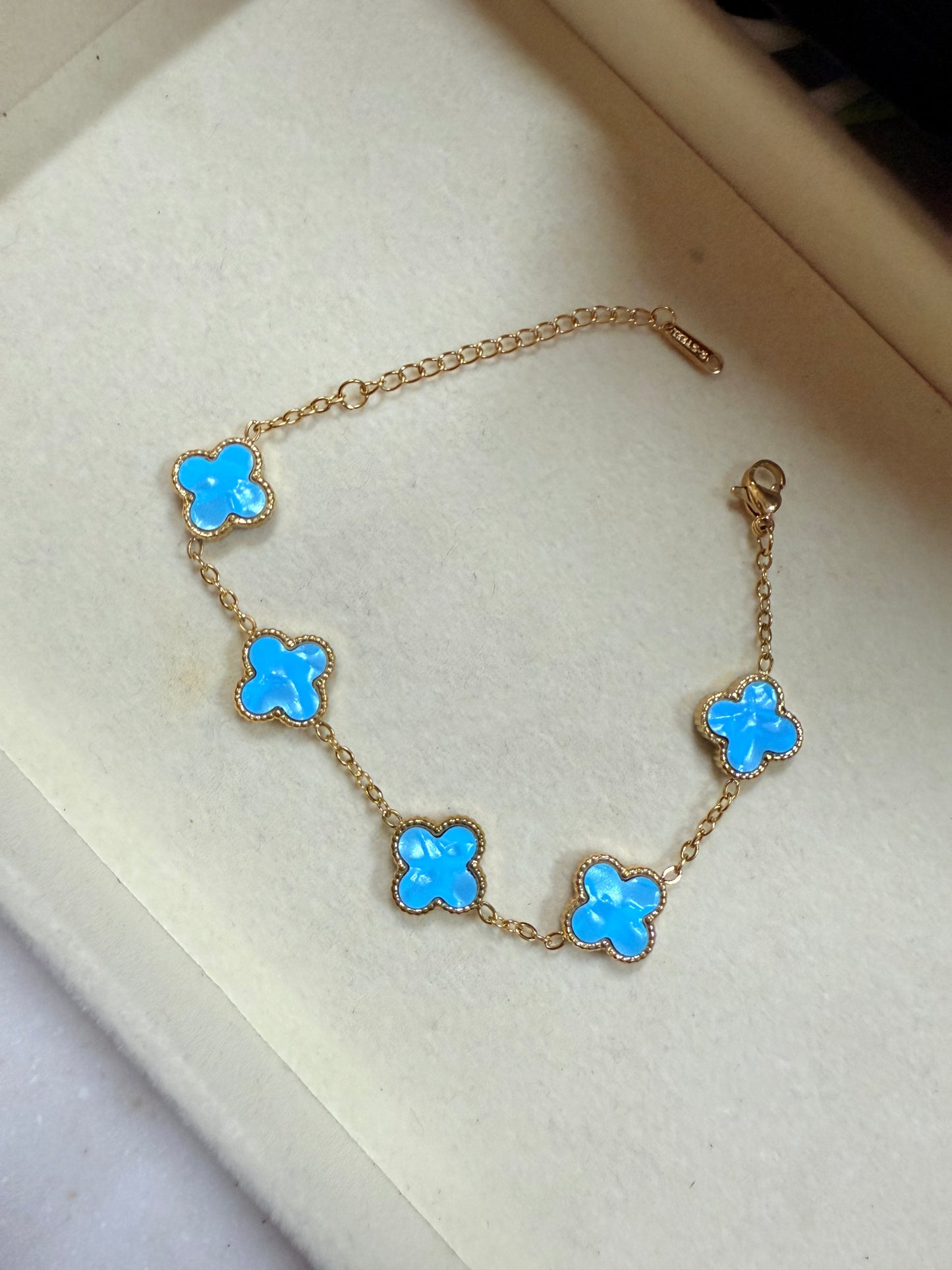 Metallic Clover Bracelet