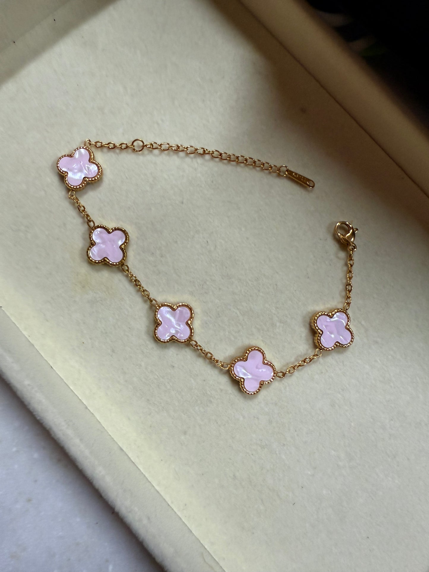 Metallic Clover Bracelet