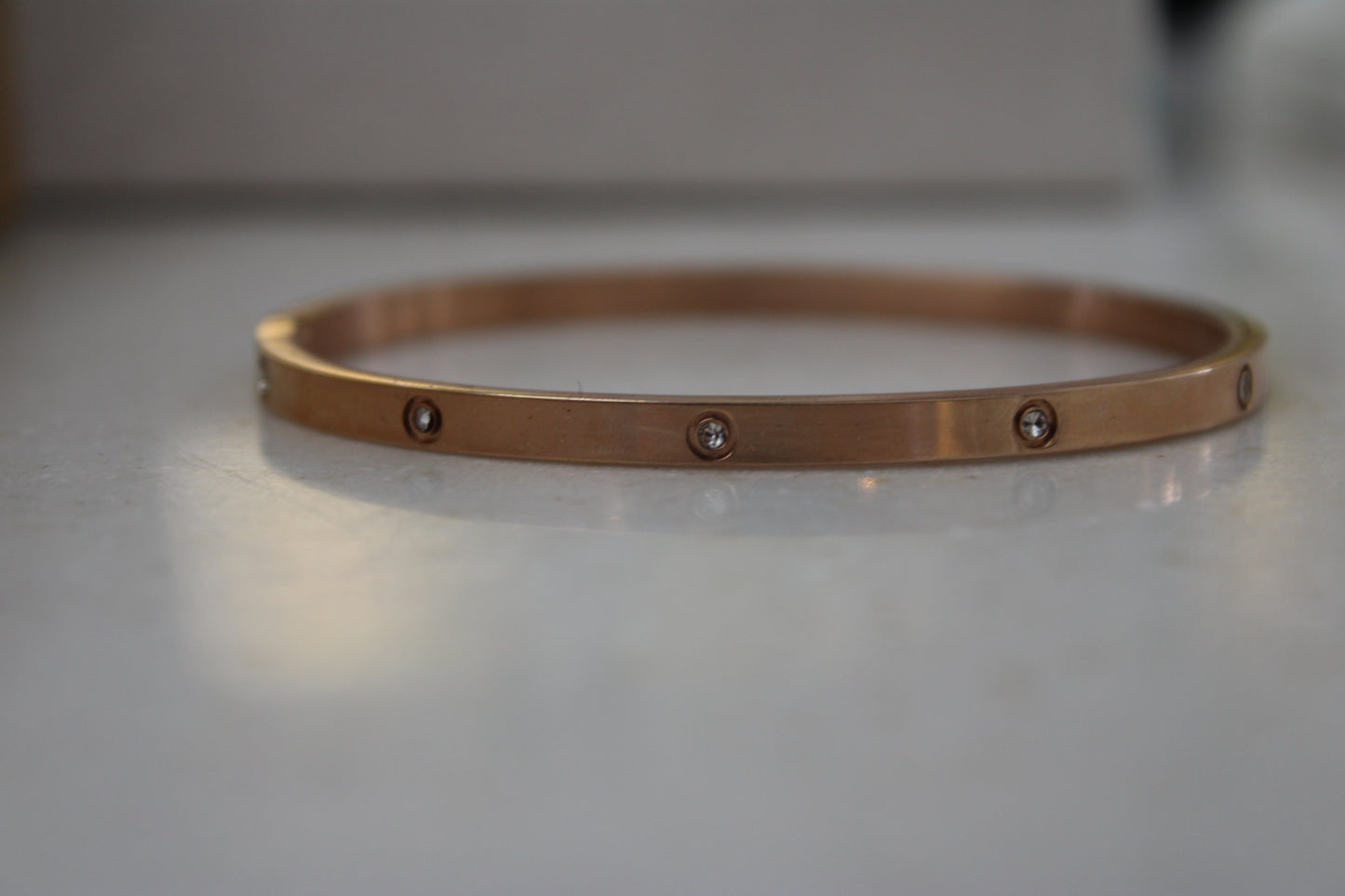 Thin Eternity Bangle