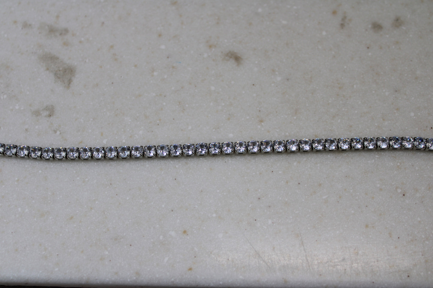 Round Solitare Crystal Tennis Bracelets