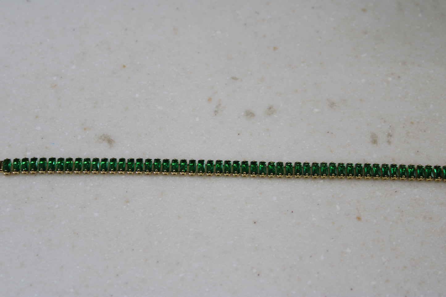 Emerald Green Tennis Bracelet
