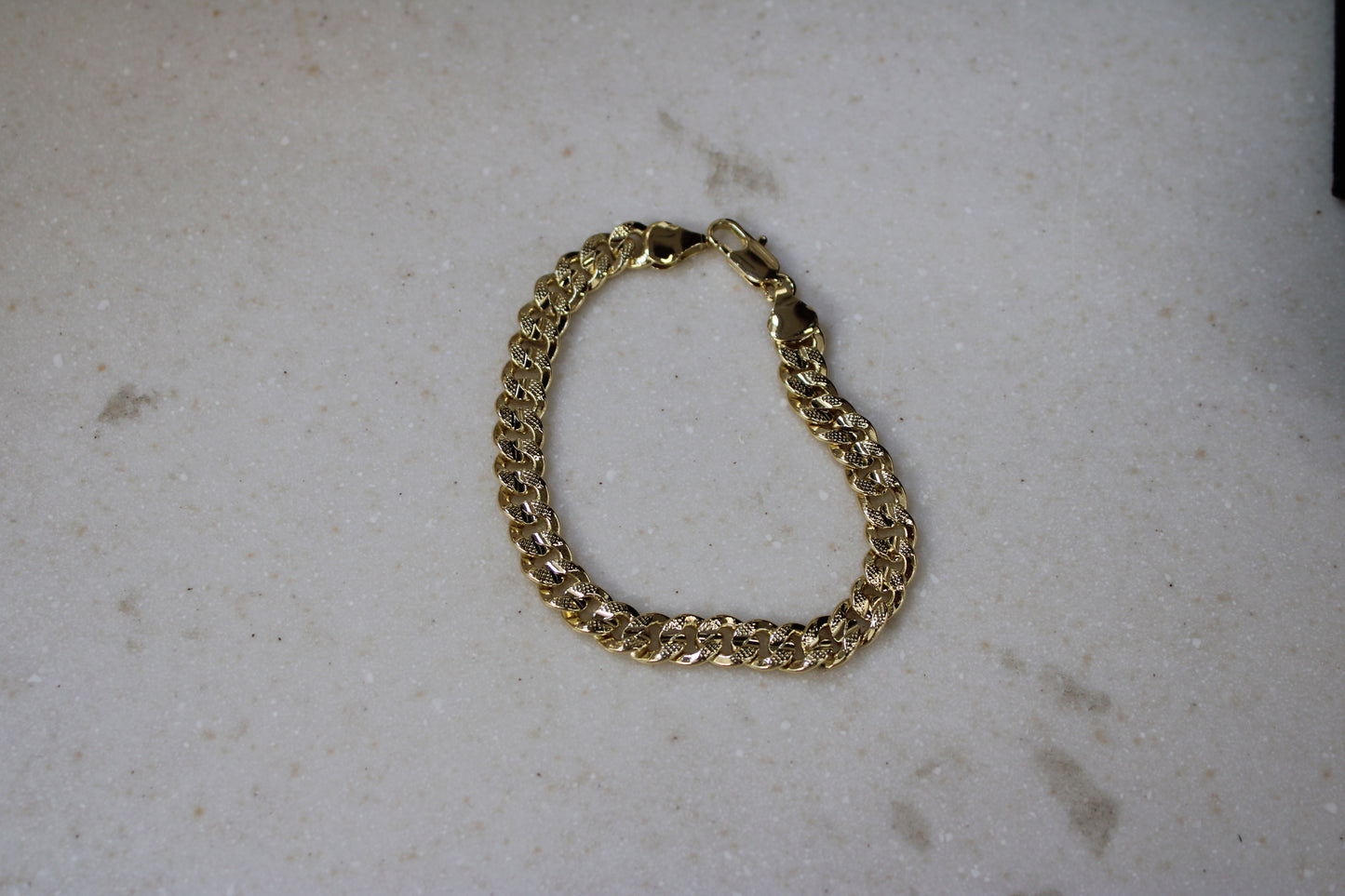 Gold Filled Curb Gold Bracelet