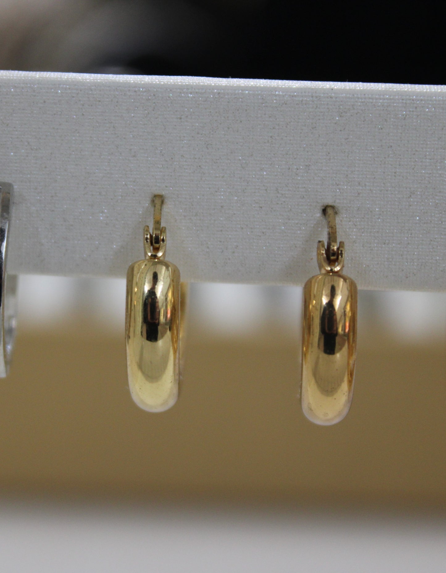 Small Chunky Gold Hoops