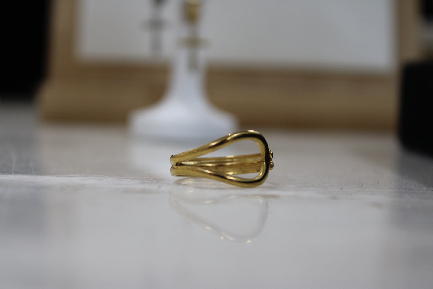 Chunky Drop Adjustable Ring