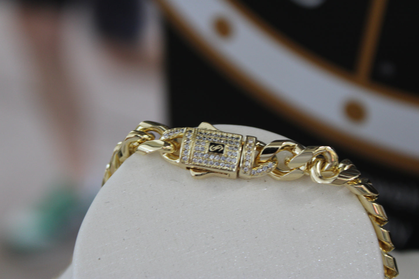 8MM 20 inches Cuban Chain Gold Stainless Steel