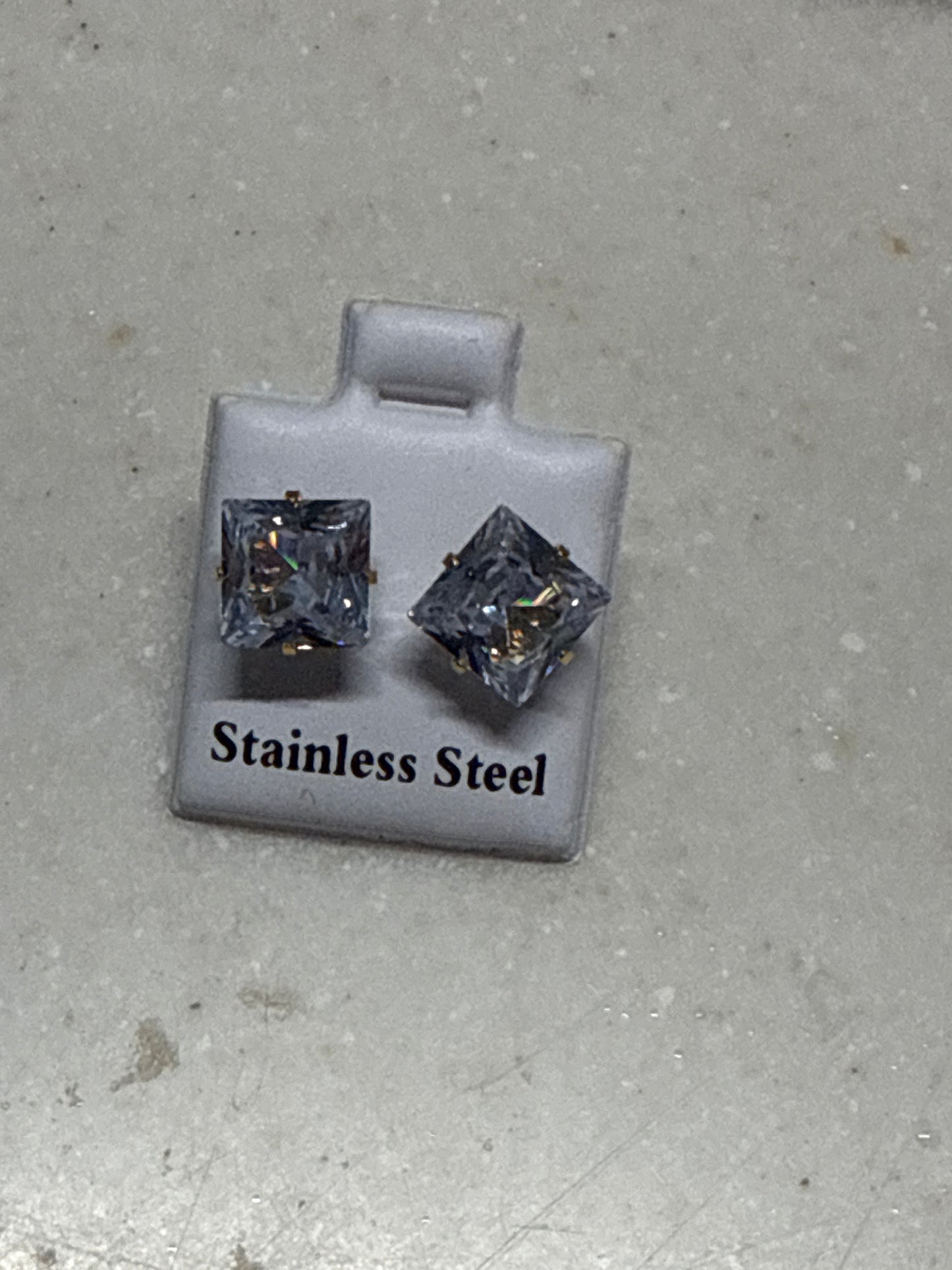 Black Friday Sale!!!! Crystal Earring Studs Stainless Steel