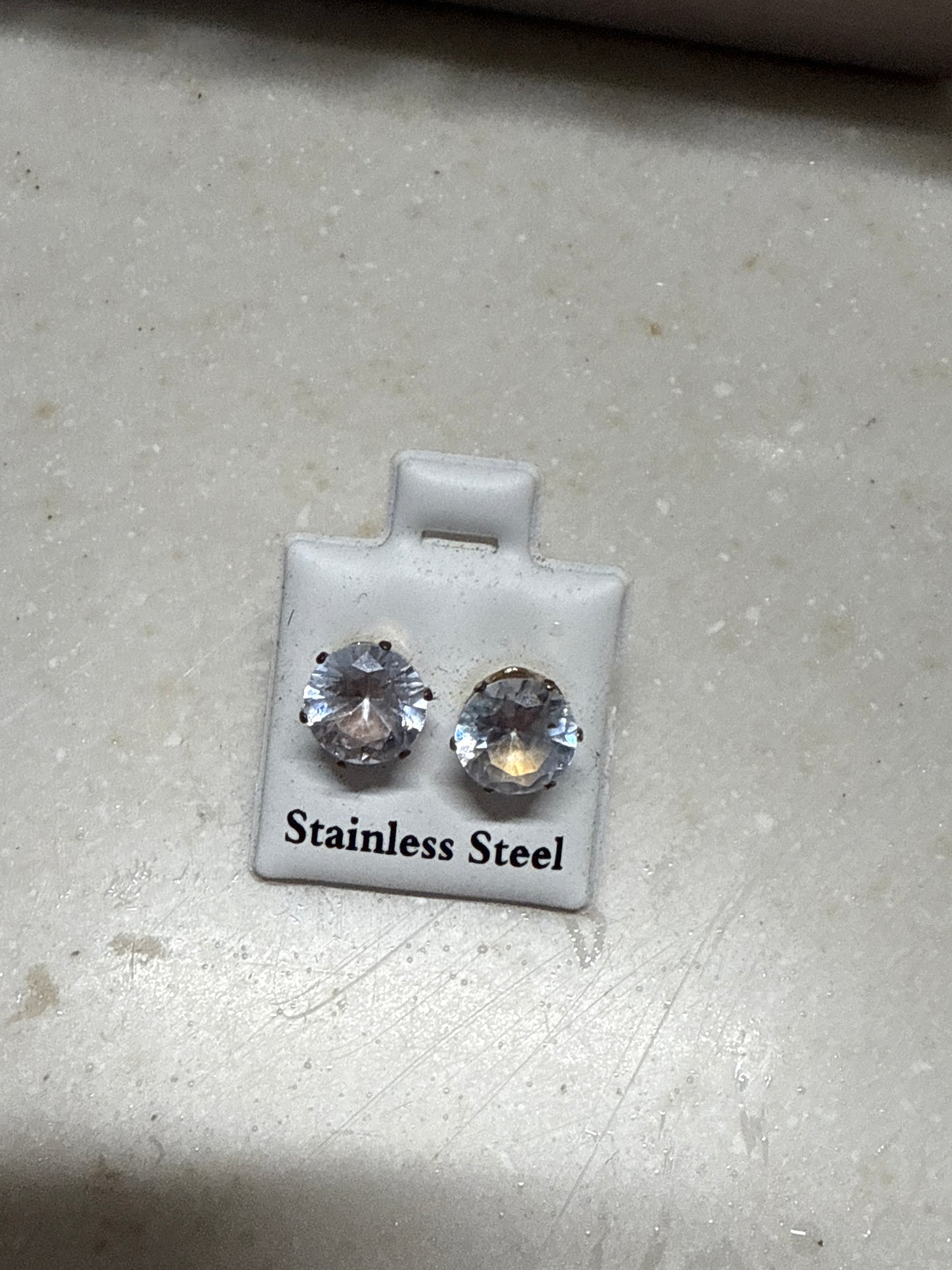 Black Friday Sale!!!! Crystal Earring Studs Stainless Steel