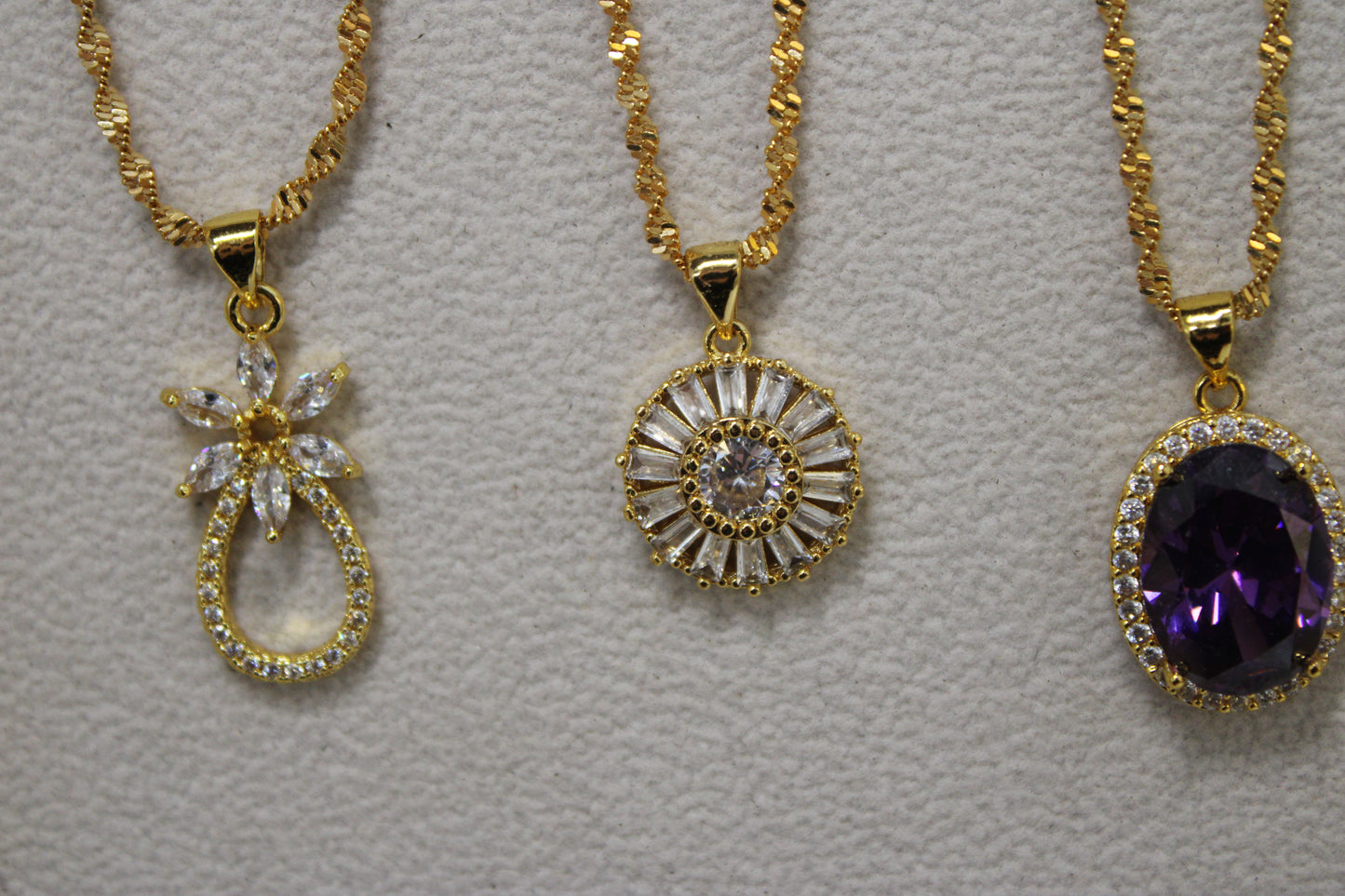 Crystal Flower Necklace